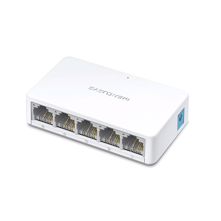 Mercusys MS-105 5-PORT Network Switch 10/100Mbps-NETWORK SWITCH-Mercusys-NETWORK, SWITCH-الدباح-El Dabbah