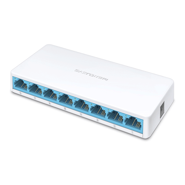 Mercusys MS-108 8-PORT Network Switch 10/100Mbps-NETWORK SWITCH-Mercusys-NETWORK, SWITCH-الدباح-El Dabbah