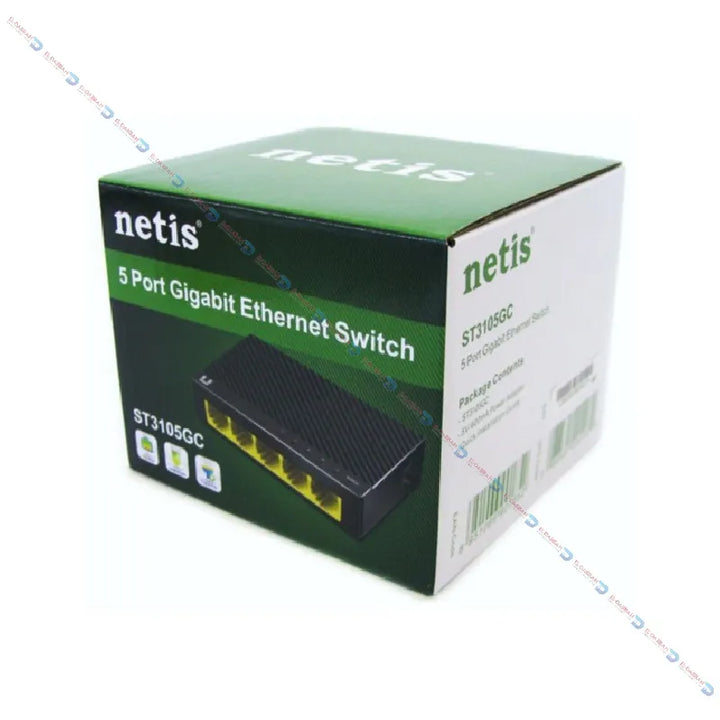 Netis ST3105GC SWITCH  4 PORT 10/100/1000 NON POE--الدباح ستور----”" -eldabbah—
