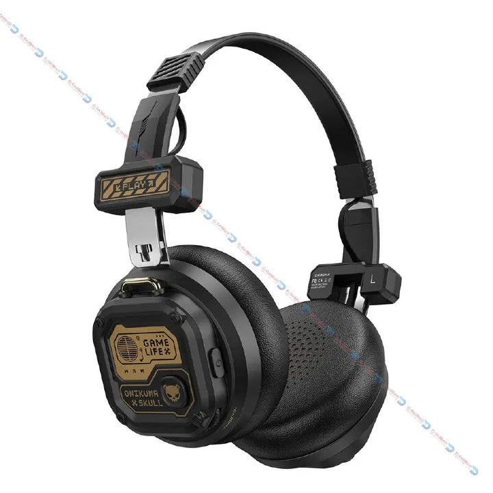 ONIKUMA GT803 Wireless Gaming Headphones--الدباح ستور----”" سماعات GT803 سماعة ألعاب لاسلكية مع ميكروفون، تصميم كلاسيكي، وبطارية تدوم 50 ساعة  -eldabbah--
