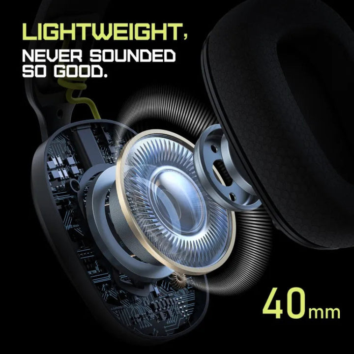 Onikuma B2 WIRELESS Gaming Headphones--الدباح ستور----”" سماعات B2 سماعات رأس لاسلكية مع 2.4G وبلوتوث 5.3 بنظام مزدوج، تصميم مقاوم للماء ، وبطارية تدوم 25 ساعة B2 Wireless Headset with -eldabbah--