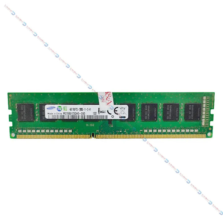 رامة كمبيوتر DDR3 سعة 4 جيجابايت بسرعة 12800 ميجاهرتز، مستعملة من شركة الدباح، مناسبة لأجهزة الكمبيوتر المكتبية.
