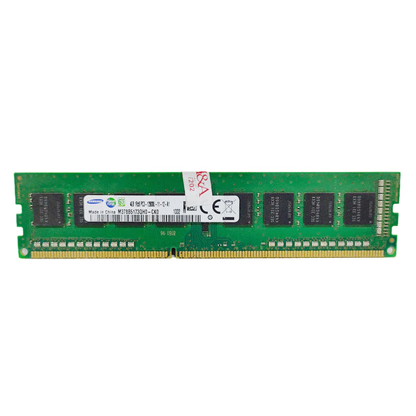 رامة كمبيوتر DDR3 سعة 4 جيجابايت بسرعة 12800 ميجاهرتز، مستعملة من شركة الدباح، مناسبة لأجهزة الكمبيوتر المكتبية.