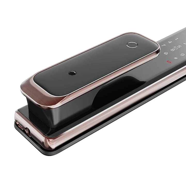 Philips ALPHA- VP-5HWS Push-Pull Smart  Video Door Lock  (Copper) - eldabbah-الدباح