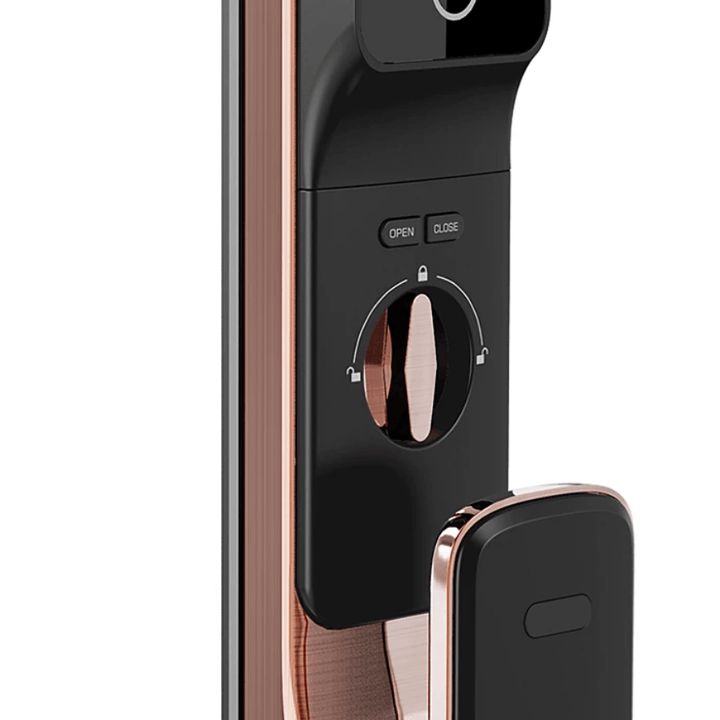 Philips ALPHA- VP-5HWS Push-Pull Smart  Video Door Lock  (Copper) - eldabbah-الدباح