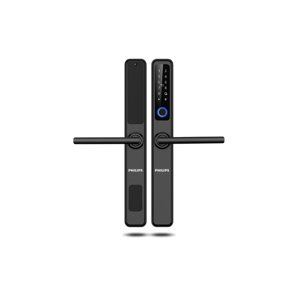Philips DDL608-5HWS Liver-lock Door Lock (Black) - eldabbah-الدباح