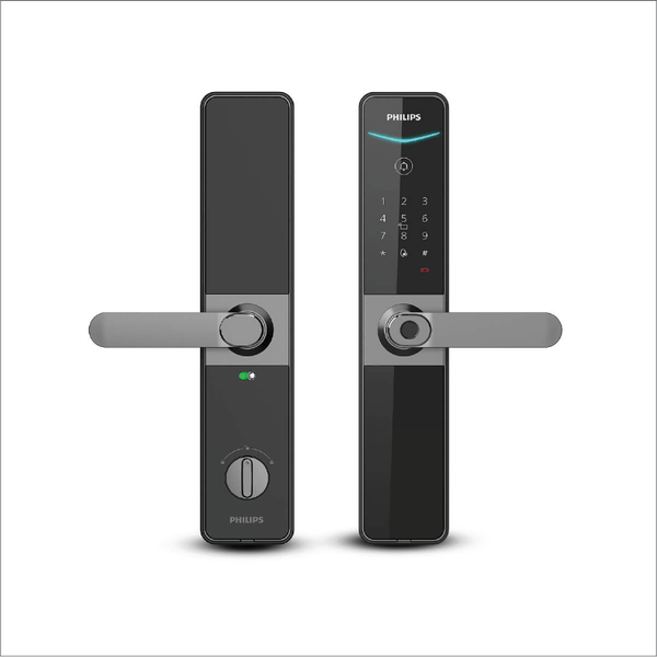 Philips DDL610-5HBS Push-Pull Smart Door Lock (Gray) - eldabbah-الدباح