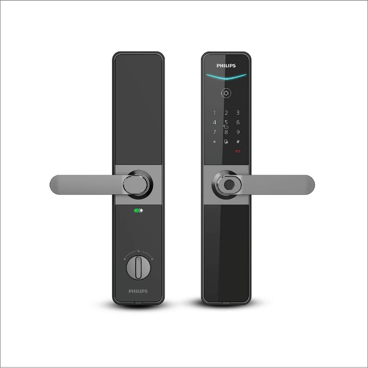 Philips DDL610-5HBS Push-Pull Smart Door Lock (Gray) - eldabbah-الدباح