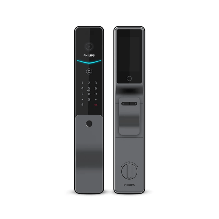 Philips DDL720-MVP-17HWS  Push-Pull Smart Door Lock (Sky Gray) - eldabbah-الدباح