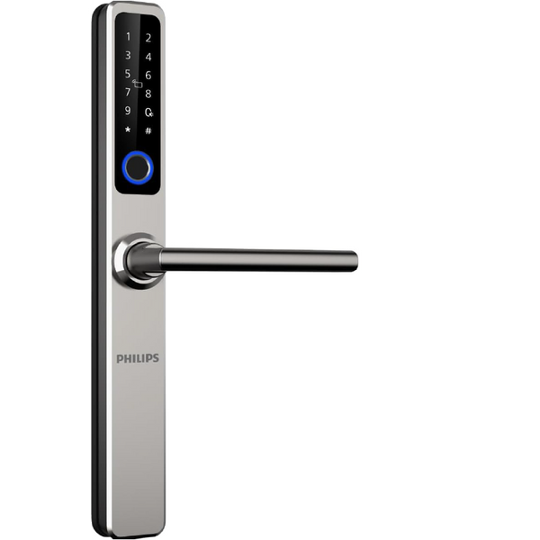 قفل باب ذكي فيليبس Philips DDL608-5HWS بنظام Liver-Lock – لون فضي