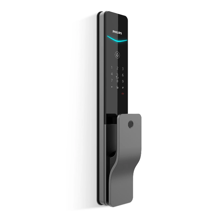 Philips DDL801-5HBS Push-Pull Smart Door Lock (Sky Gray) - eldabbah-الدباح