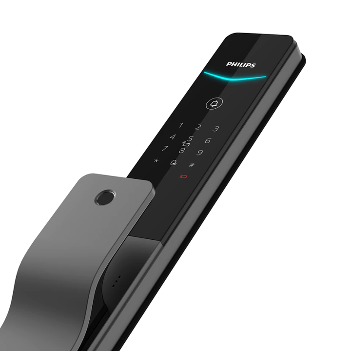Philips DDL801-5HBS Push-Pull Smart Door Lock (Sky Gray) - eldabbah-الدباح