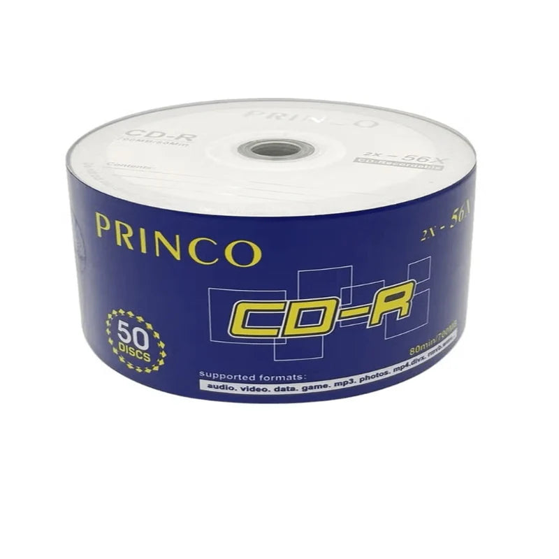 Princo Pro CD-R BLANK CD700MB Spindle Pack of 50 – El Dabbah