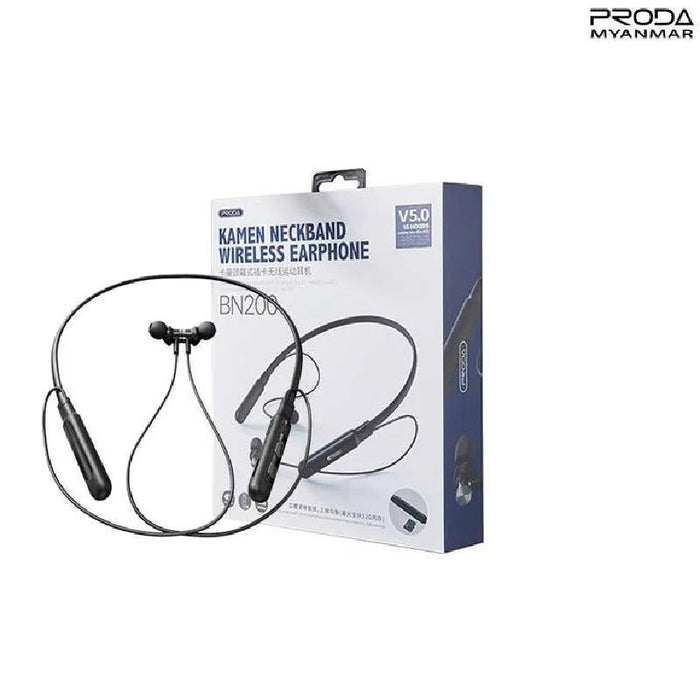 Proda PD-BN200 Neckband Wireless Earphone -black