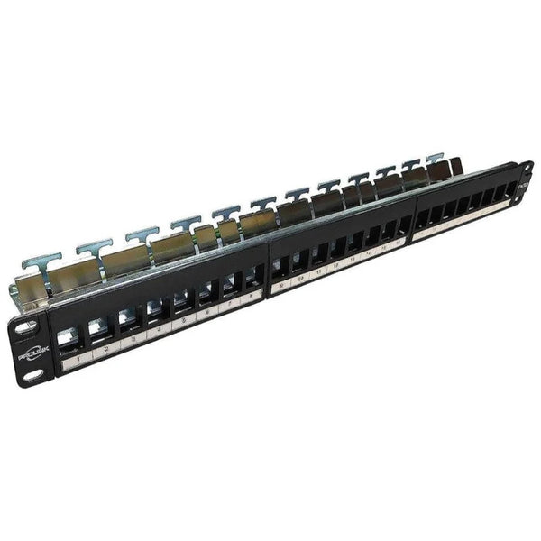 Prolink Patch Panel 1U 24 Port FTP With Wire Management-eldabbah-الدباح