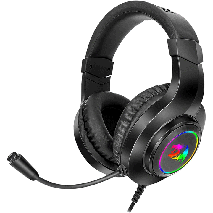 Redragon H260 RGB HeadPhone Gaming BLACK-Headphone-REDRAGON-Computer Accessories, COMPUTERS, Headphone-الدباح-El Dabbah