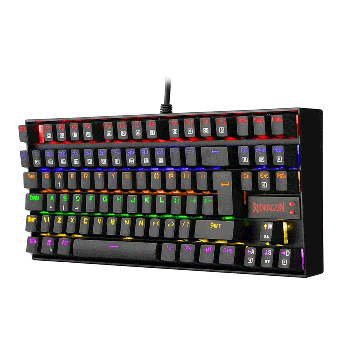 Redragon K552 rainbow ( blue SW) Keyboard Gaming-Gaming Keyboard-REDRAGON-Computer Accessories, COMPUTERS, Keyboard-الدباح-El Dabbah