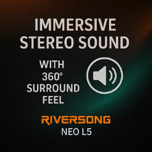 سماعات أذن لاسلكية Riversong Neo L5 (EA503) TWS – أسود - second