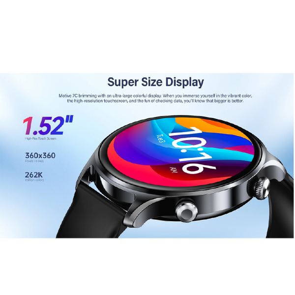 ساعة ذكية Riversong Motive 7C (SW71) – أسود - second