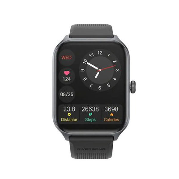 ساعة ذكية Riversong Motive 7E (SW75) – رمادي
