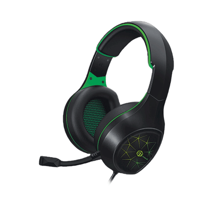 STANDARD GM-2100LG Green Smart HeadPhone-Headphone-ST-STANDARD-Computer Accessories, COMPUTERS, Headphone-الدباح-El Dabbah