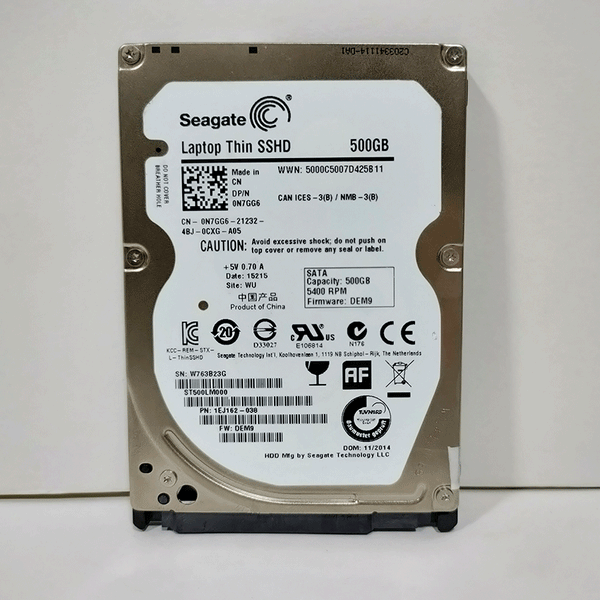 Seagate Internal Laptop Hard Disk Driver 500GB (USED)-Used HDD-Seagate-USED, USED HARD DISK, USED HDD-الدباح-El Dabbah