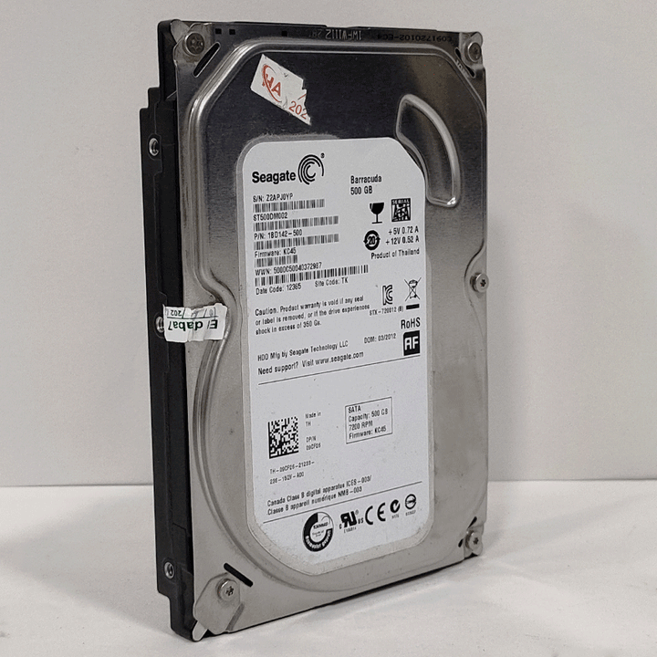 Seagate Internal PC Hard Disk driver 500GB(USED)-Used HDD-Seagate-USED, USED HARD DISK, USED HDD-الدباح-El Dabbah