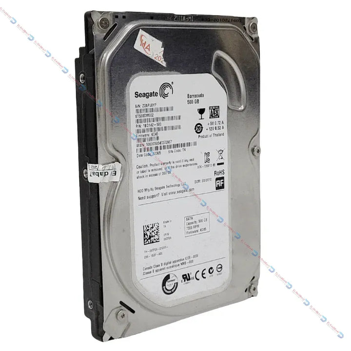 هارد Seagate داخلي مستعمل 500 جيجا – HDD 3.5 إنش لأجهزة الكمبيوتر المكتبي – تخزين موثوق من El Dabbah