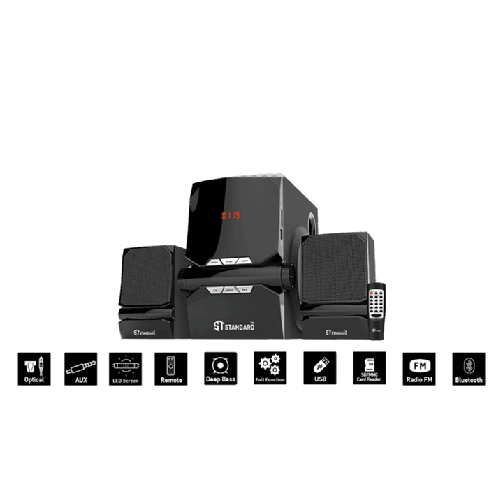 Standard 2500 Robot Subwoofer 2x1-Subwoofer-ST-STANDARD-Computer Accessories, COMPUTERS, Sound Systems-الدباح-El Dabbah