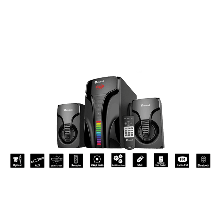 Standard 6000 Gladiator Subwoofer 2x1-Subwoofer-ST-STANDARD-Computer Accessories, COMPUTERS, Sound Systems-الدباح-El Dabbah