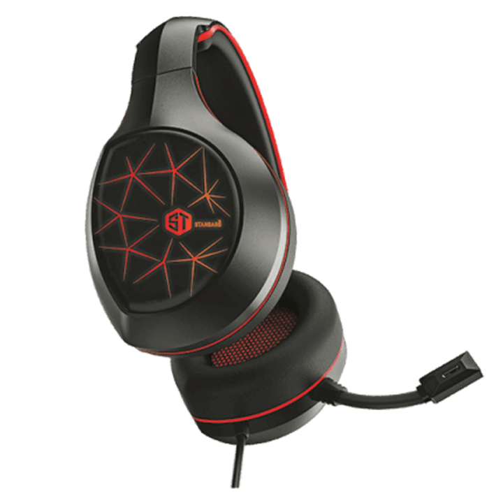 Standard GM-3501 smart Headphone Red-Headphone-ST-STANDARD-Computer Accessories, COMPUTERS, Headphone-الدباح-El Dabbah