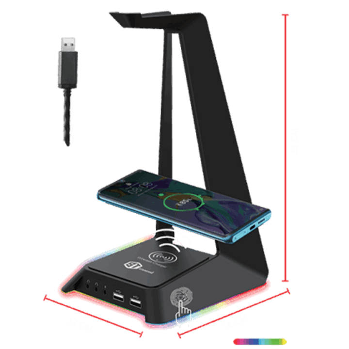 Standard HSW-02 Holder Headphone-Holder Headphone-ST-STANDARD-Computer Accessories, COMPUTERS, Holder Headphone-الدباح-El Dabbah