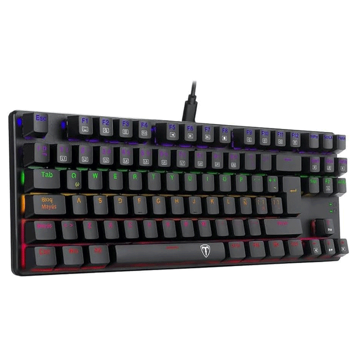 T-Dagger TGK313 (BLUE SW) Keyboard Gaming-Gaming Keyboard-T-Dagger-Computer Accessories, COMPUTERS, Keyboard-الدباح-El Dabbah