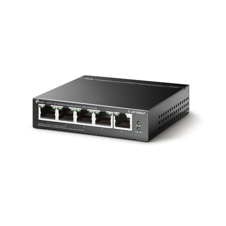 TP-Link TL-SF1005LP Unmanaged Desktop PoE Switch 5 Port 10/100Mbps-POE Switch-TP-LINK-NETWORK, switch poe-الدباح-El Dabbah