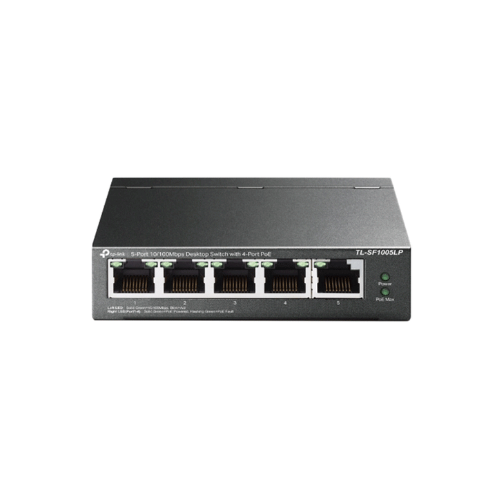 TP-Link TL-SF1005LP Unmanaged Desktop PoE Switch 5 Port 10/100Mbps-POE Switch-TP-LINK-NETWORK, switch poe-الدباح-El Dabbah