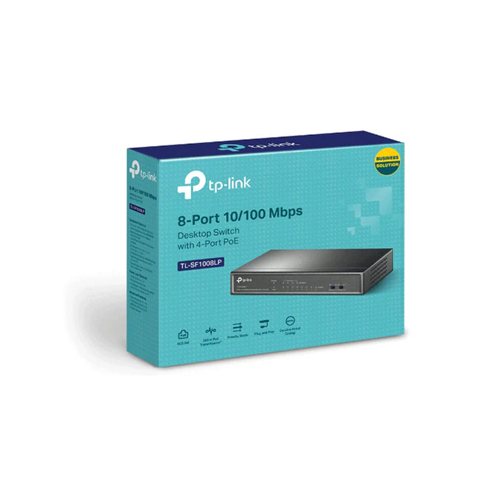 TP-Link TL-SF1008LP Unmanaged Desktop PoE Switch 8 Port 10/100Mbps-POE Switch-TP-LINK-NETWORK, switch poe-الدباح-El Dabbah