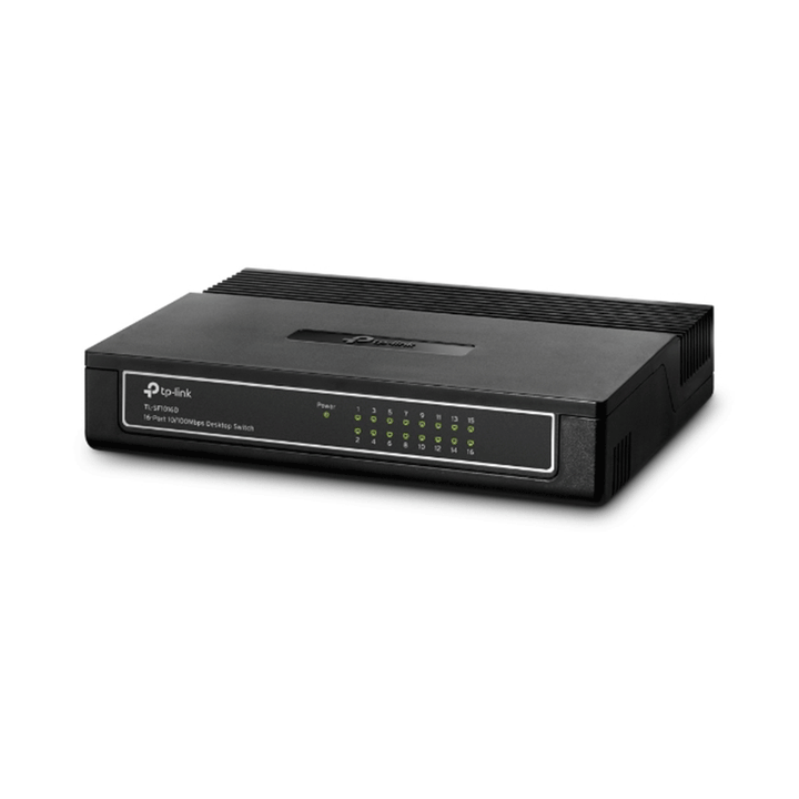 TP-Link TL-SF1016D Desktop Switch 16 Port 10/100Mbps-NETWORK SWITCH-TP-LINK-NETWORK, SWITCH-الدباح-El Dabbah