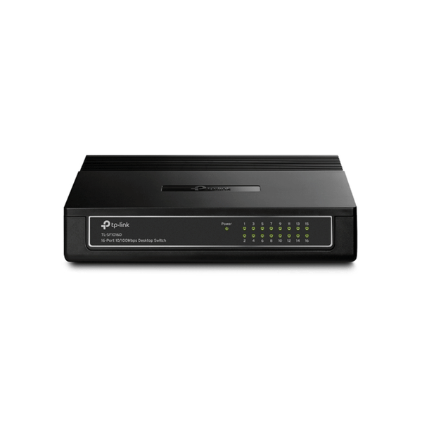 TP-Link TL-SF1016D Desktop Switch 16 Port 10/100Mbps-NETWORK SWITCH-TP-LINK-NETWORK, SWITCH-الدباح-El Dabbah