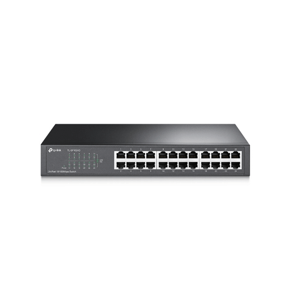 TP-Link TL-SF1024D Unmanaged Rackmount Switch 24 Port 10/100Mbps-NETWORK SWITCH-TP-LINK-NETWORK, SWITCH-الدباح-El Dabbah