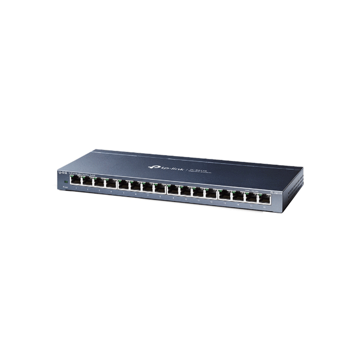 TP-Link TL-SG116 Unmanaged Desktop Switch 16 Port 10/100/1000Mbps-NETWORK SWITCH-TP-LINK-NETWORK, SWITCH-الدباح-El Dabbah