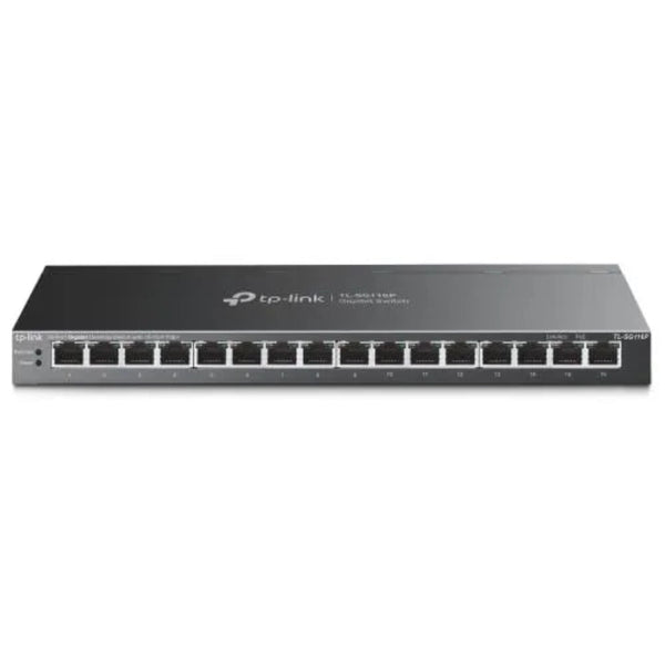 سويتش TP-Link TL-SG116P جيجابت 16 بورت مع 16 منفذ PoE
