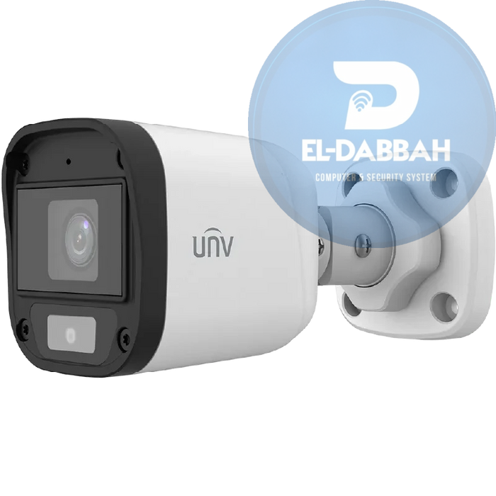 UNV UAC-B112-AF40-W 2MP 4mm ColorHunter Bullet Analog Camera with Mic