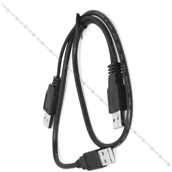 USB To Usb Cable 2x1