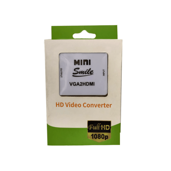 VGA To HDMI Converter Mini-Converter-GENERIC-Computer Solutions, COMPUTERS, Converters & Connectors-الدباح-El Dabbah