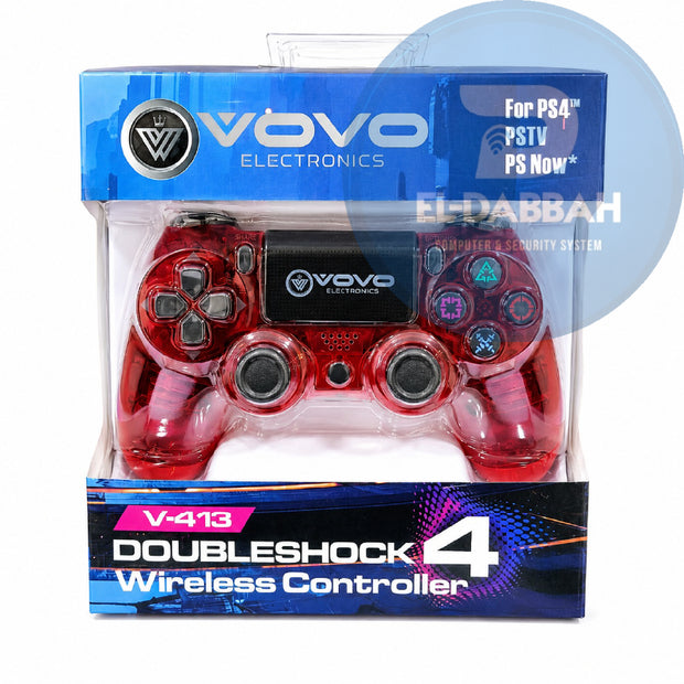 VOVO V-413 Wireless Controller for PS4 Bluetooth Gamepad Red