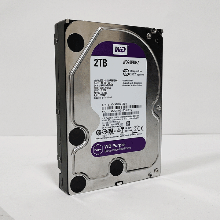 Western Digital Internal PC Hard Disk driver 2TB Purple (USED)-Used HDD-Western Digital-USED, USED HARD DISK, USED HDD-الدباح-El Dabbah