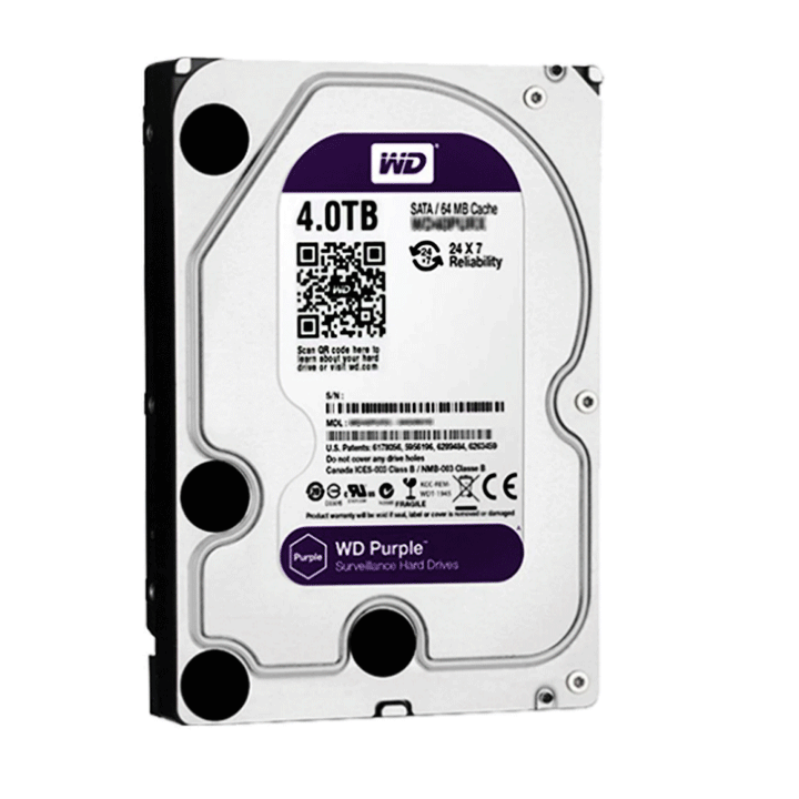 Western Digital Internal PC Hard Disk driver 4TB Purple (NEW)-HDD-Western Digital-COMPUTERS, HDD, Internal Hard (NEW), storage-الدباح-El Dabbah