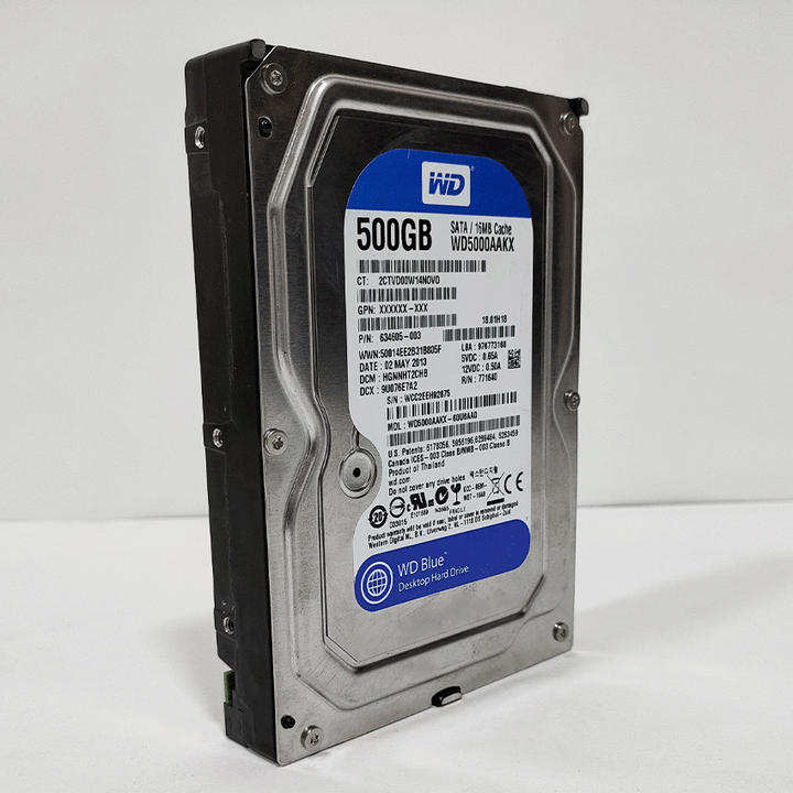 Western Digital Internal PC Hard Disk driver 500GB(USED)-Used HDD-Western Digital-USED, USED HARD DISK, USED HDD-الدباح-El Dabbah