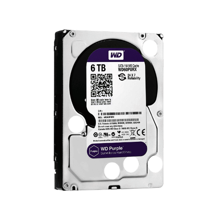 Western Digital Internal PC Hard Disk driver 6TB Purple (NEW)-HDD-Western Digital-COMPUTERS, HDD, Internal Hard (NEW), storage-الدباح-El Dabbah