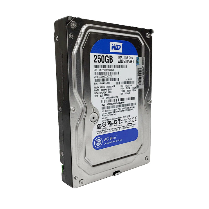 هارد Western Digital داخلي مستعمل 250 جيجا – HDD 3.5 إنش لأجهزة الكمبيوتر المكتبي – أداء موثوق وسعر مناسب من El Dabbah